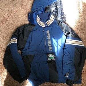 Starters Norte Dame jacket, boys size large